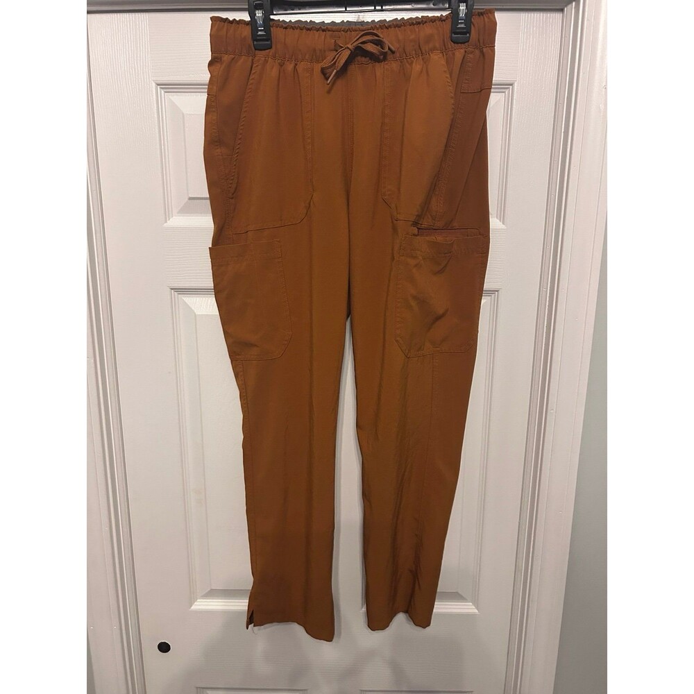 Carhartt Force Cross-Flex Women’s Straight Leg Cargo Scrub Pants Sz Pet Medium